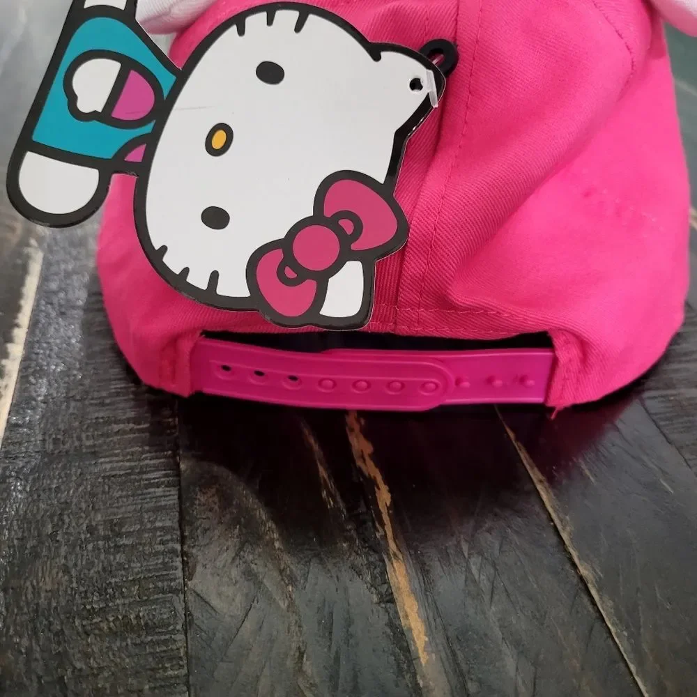 NEW Sanrio Hello Kitty 3D Bow Baseball Hat